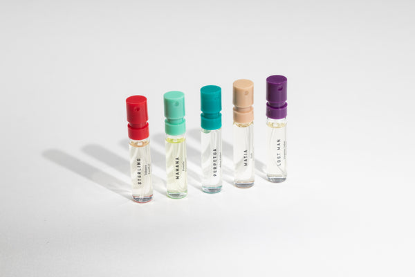 Five Spray Vials