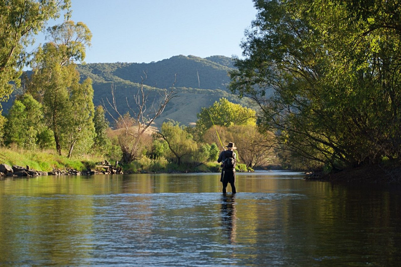 Fly Fishing on the Tumut River for trout