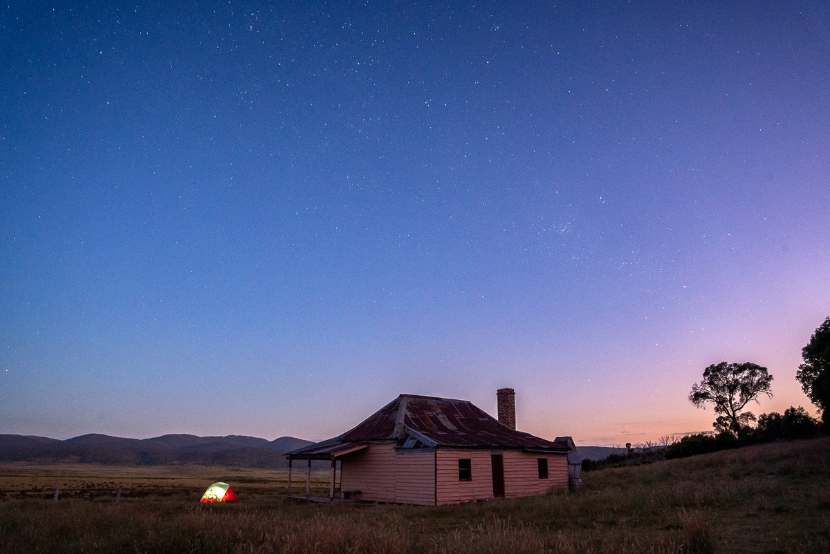 Doods camping at Old Currango Homestead in Kosciuszko National Park