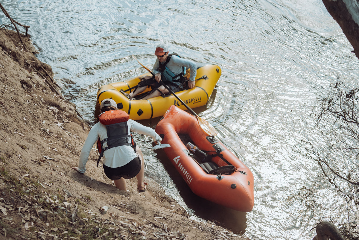 Packrafting the Murrumbidgee River from Brick Kiln Reserve near Wagga Wagga