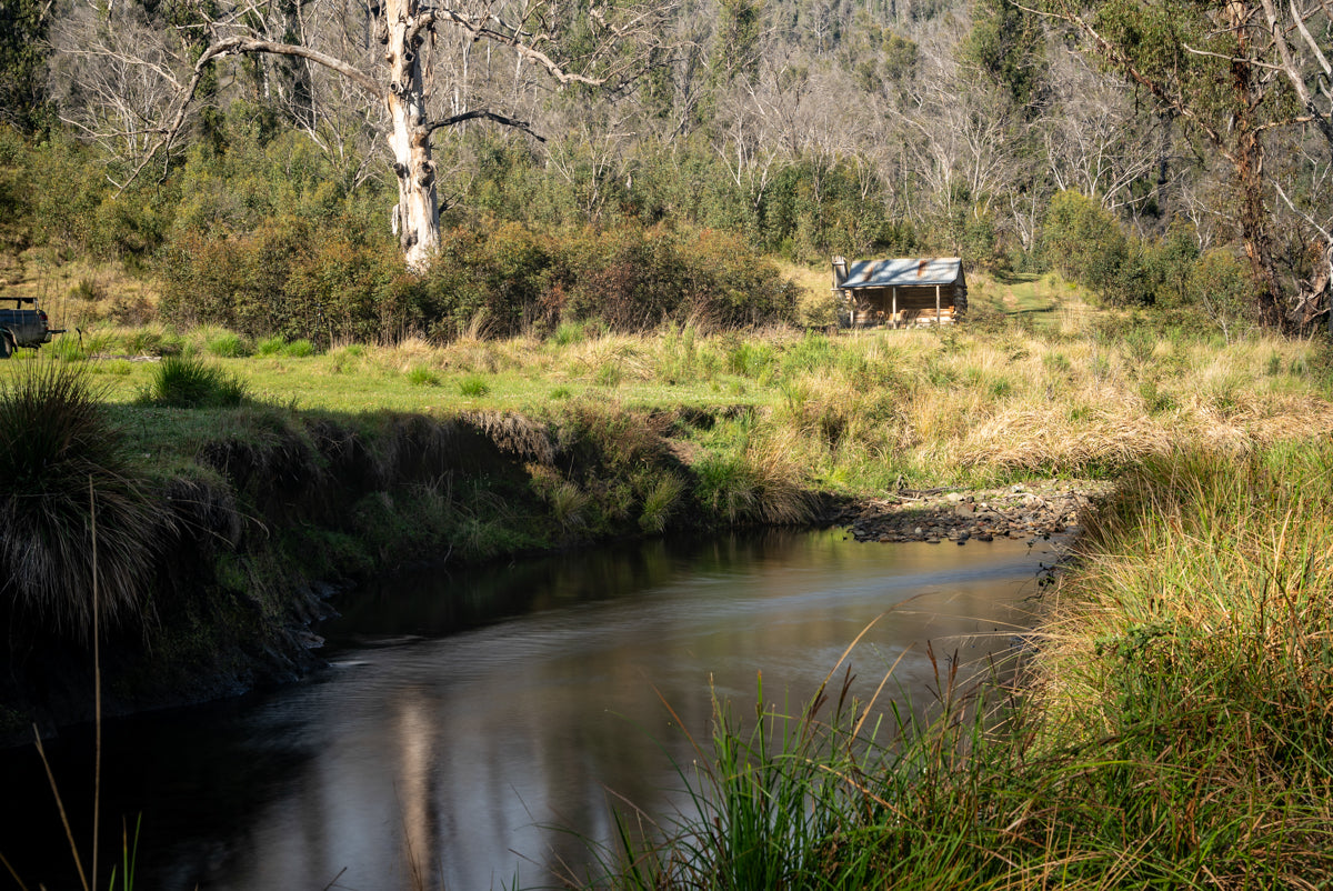 Vickerys Hut near Jounama Creek in Kosciuszko National Park