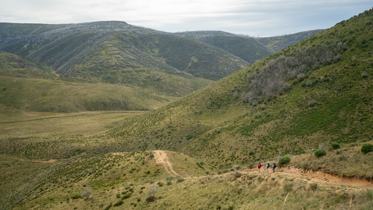 The Tumut River flowing through a valley in the Jagungal Wilderness