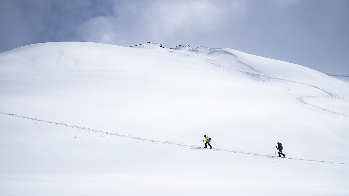 Ski touring in backcountry Kosciuszko National Park