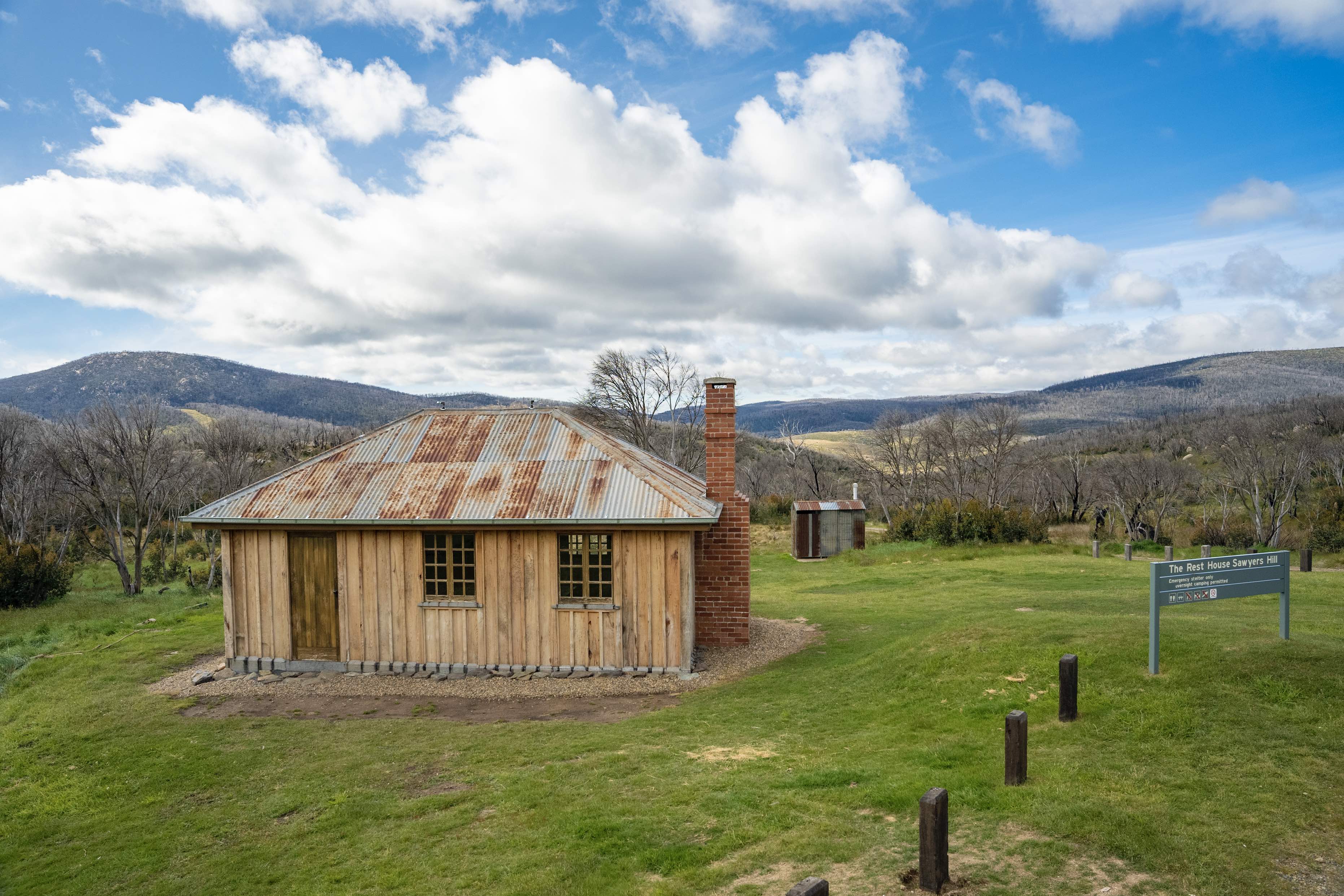 The Rest House at Sawyers Hill (Sawyers Hut) Post 2020 Bushfire Rebuild