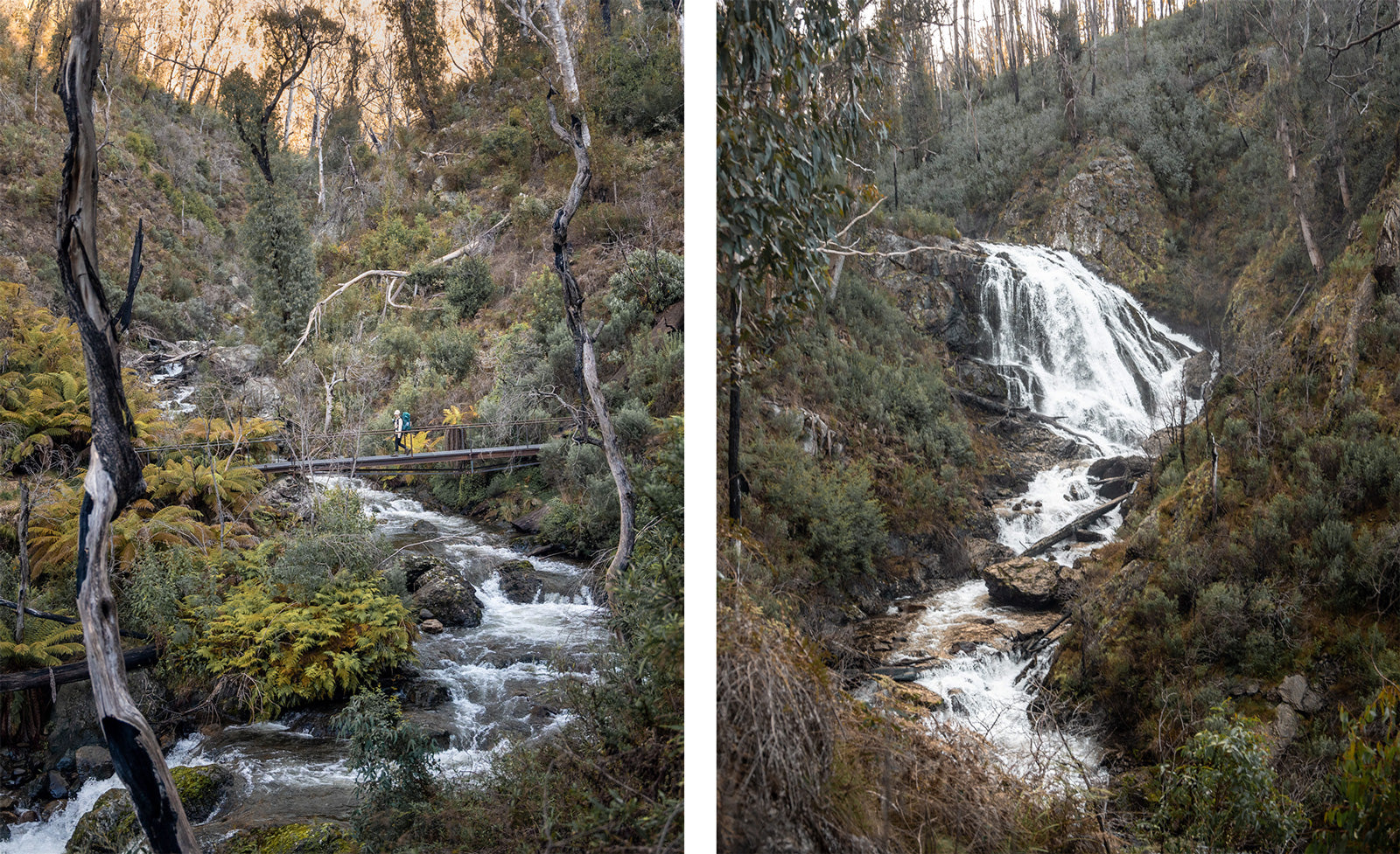 Buddong Falls in Kosciuszko National Park on the Hume and Hovell