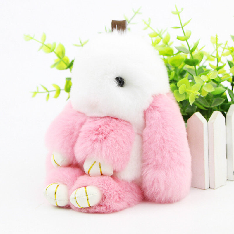 Keychains Pendant Bag Car Charm Tag Cute Mini Rabbit Toys Doll