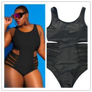 Verrassend Plus Size Swimsuit Push Up Swimwear Women Bandage Bathing Suits XA-47