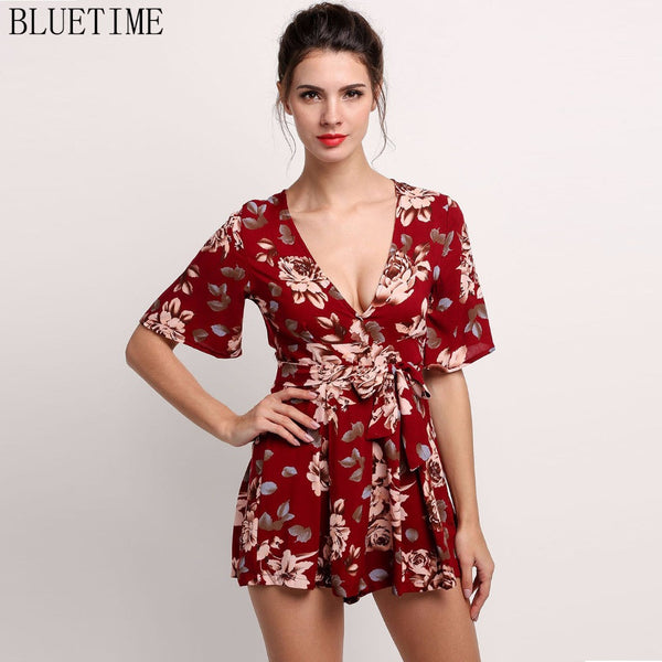 Short Romper Jumpsuit