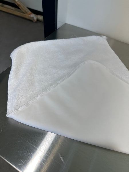 Reusable White Velour 'Blueys'
