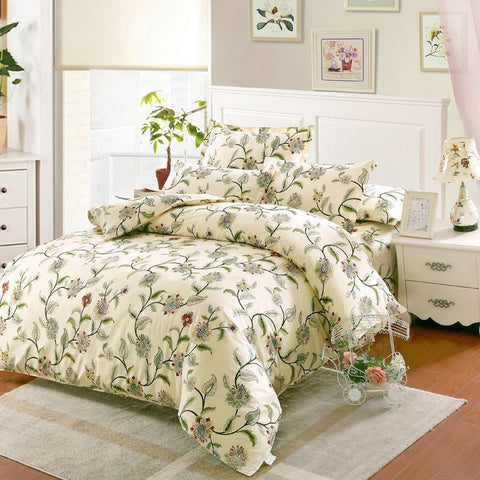 100 Cotton Bedding Sets Usa Twin Full Queen King Size White