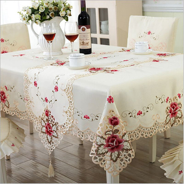 floral tablecloth