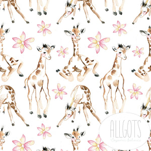 giraffe jersey fabric