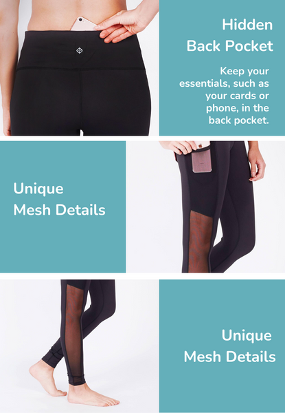 Lululemon Black Leggings - Mesh Side Detailing  Lululemon black leggings,  Black leggings, Clothes design