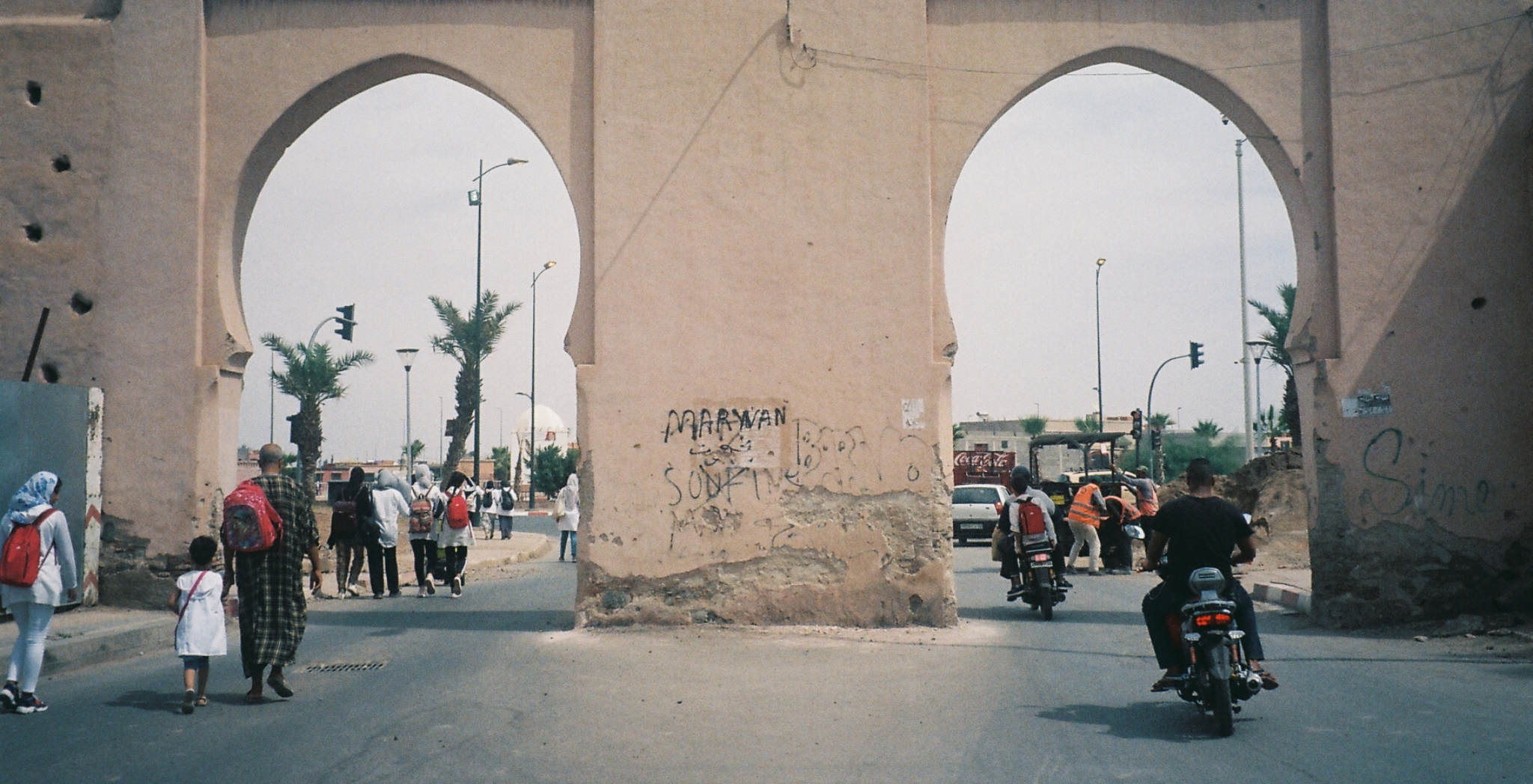 Morocco on film, gates into the Marrakech Medina