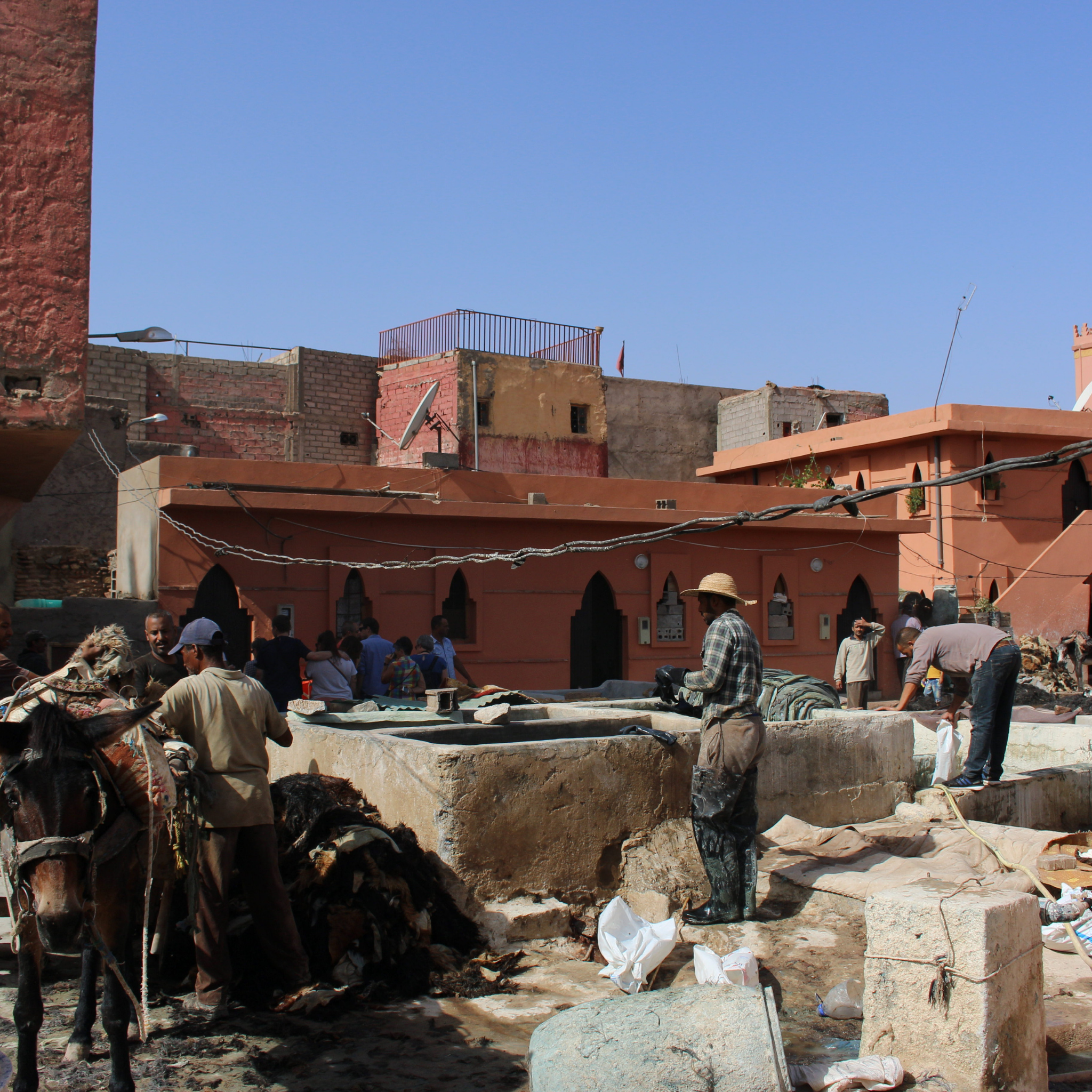 Moroccan leather tannery in Marrakech Top 5 places to visit