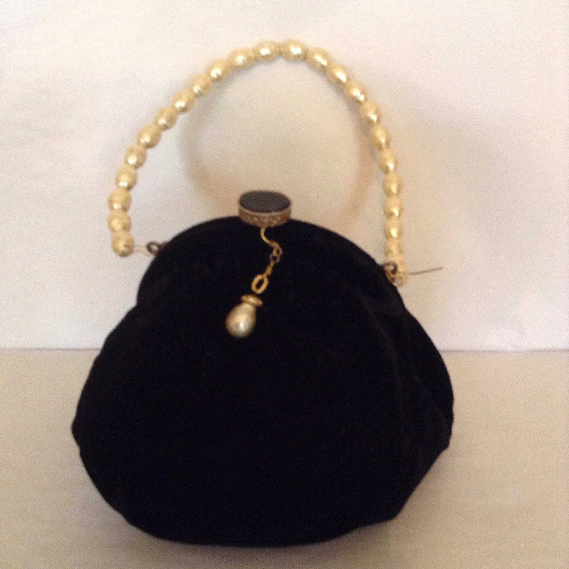 black velvet purse