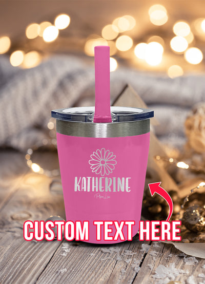 Personalized Kids Stainless Steel Tumblers w/ Straw