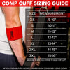 Serious Steel Fitness Compression Cuff (Heavy, Red)