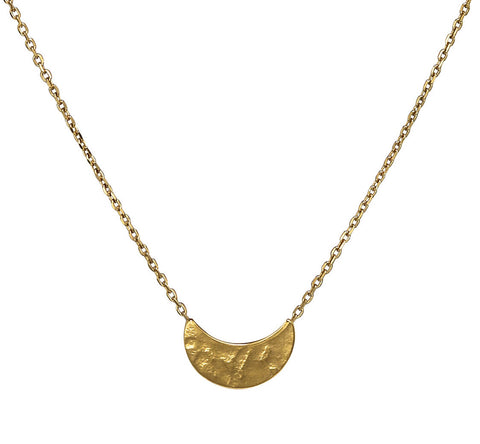 Gold Moon Necklace