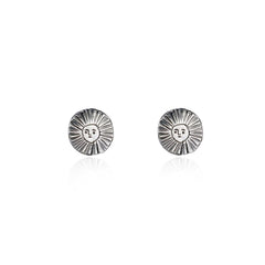sun disc earrings