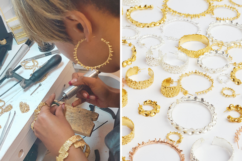 Lenique small batch production sustainable jewellery