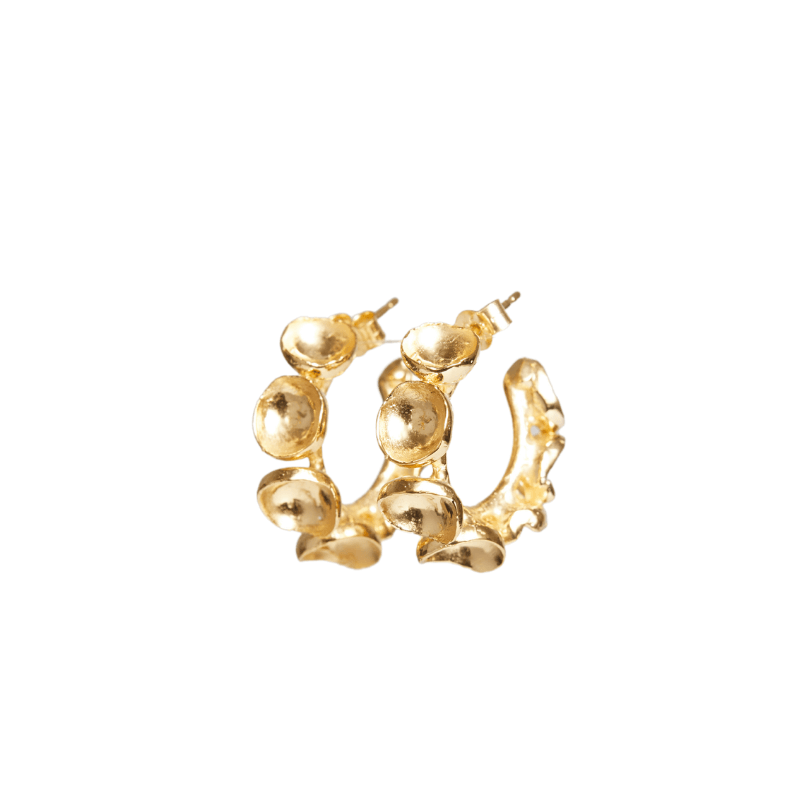 Lenique Louis Spine Hoop Earrings, RegalFille