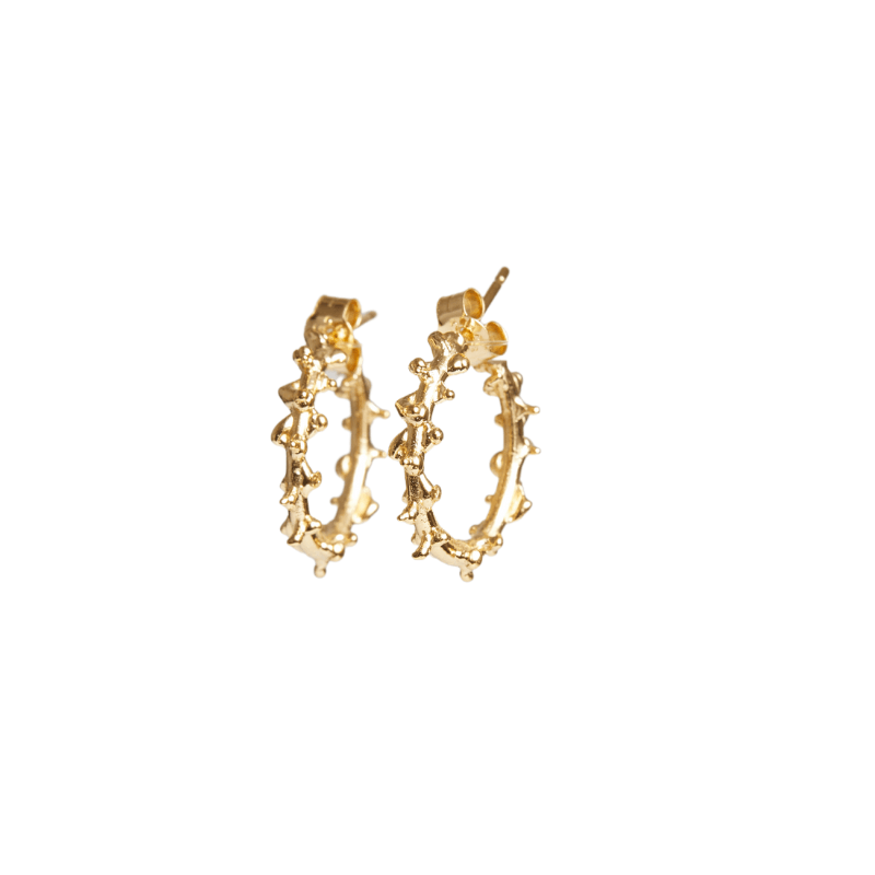 Shop Luxury Rose Gold Hoop Earrings - Lenique Louis UK Large