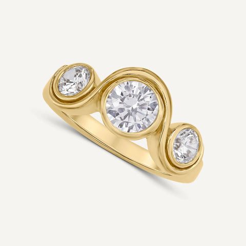 Jwllry by Jade wedding gold diamond ring 