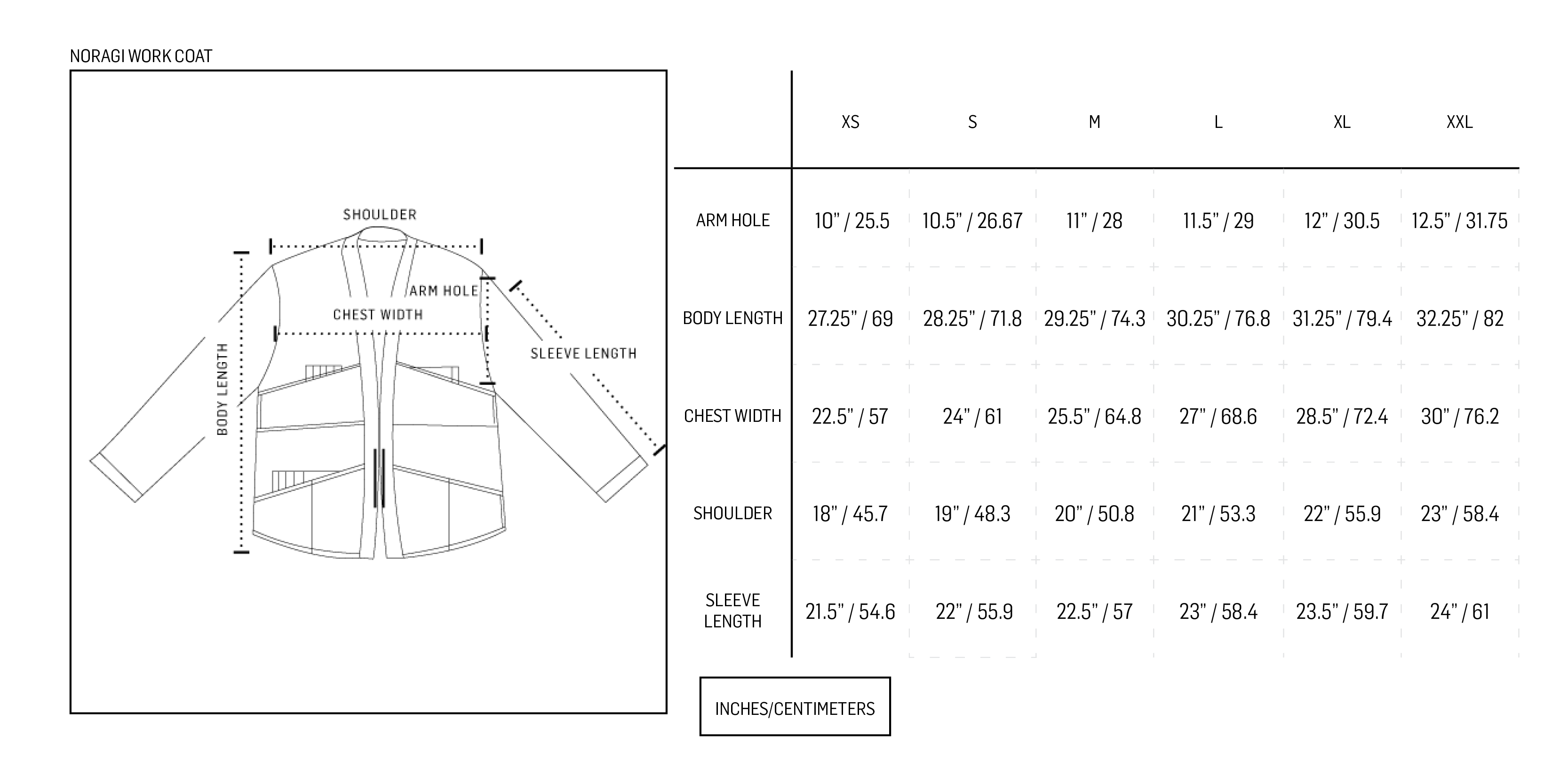 Noragi Work Coat - Off white modified pockets (sample sale) – OIL