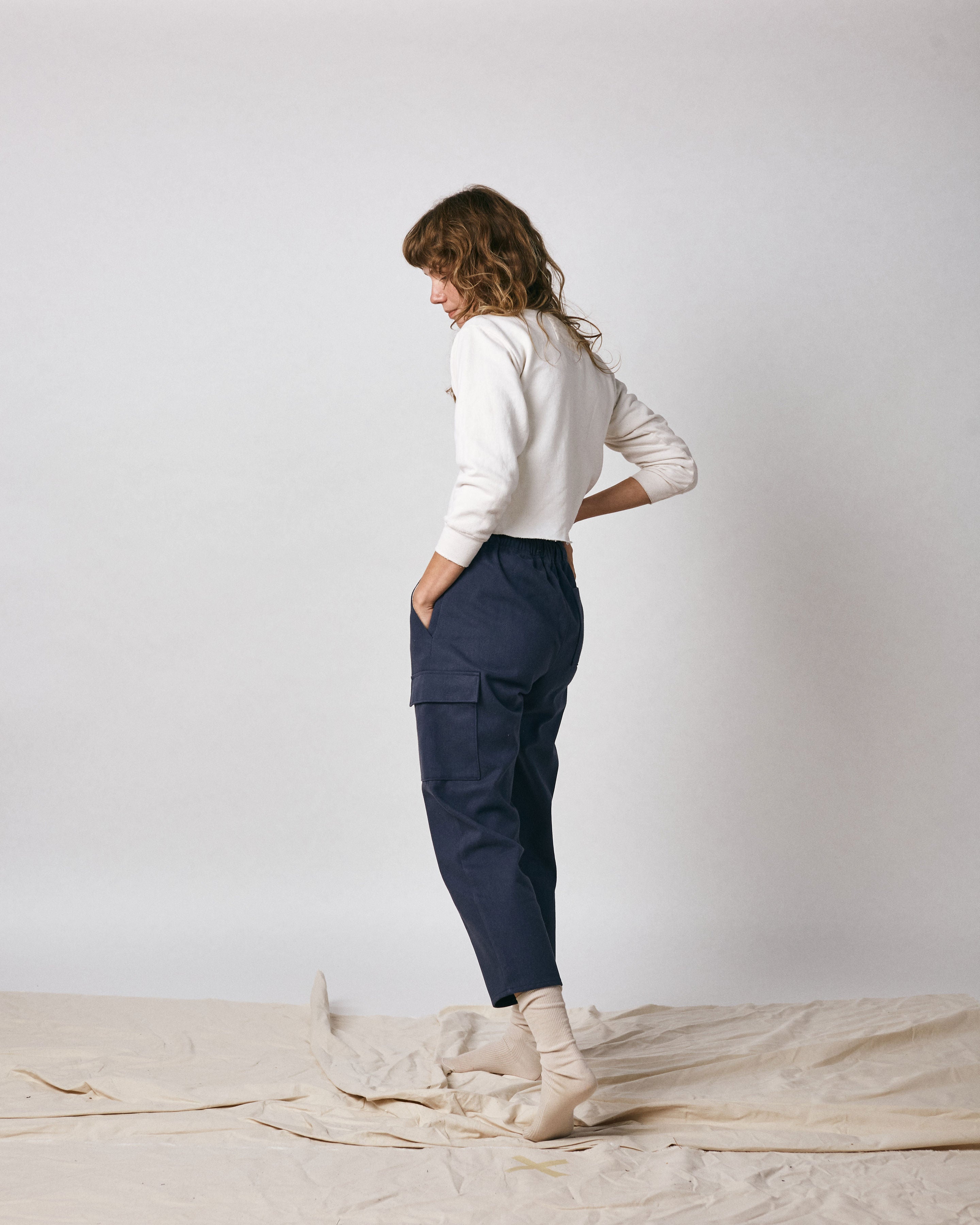 Boothe Cargo Pant - Navy