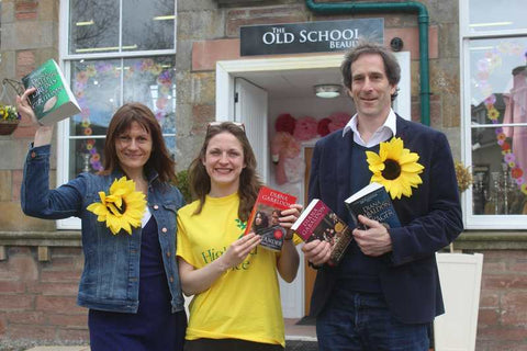 Outlander Books Raising Money For The Highland Hospice at The Old School Beauly