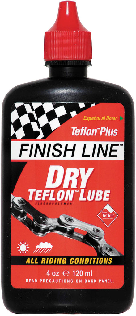 finish line dry teflon bicycle chain lube