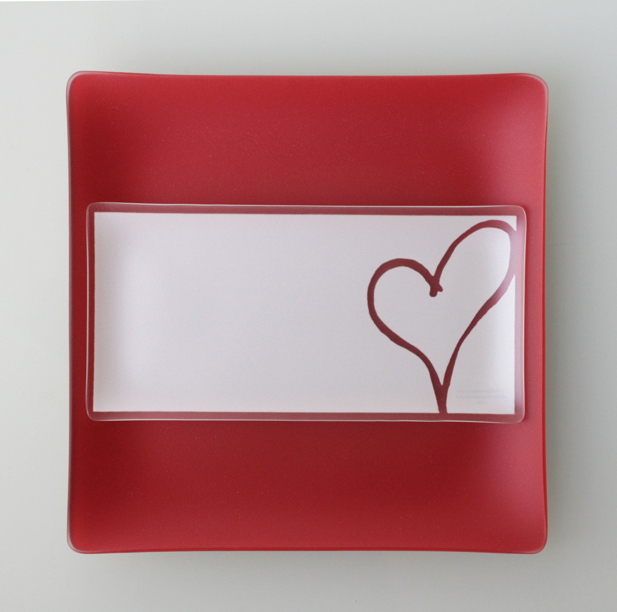 5x10" Heart Plates With Purpose  for Habitat