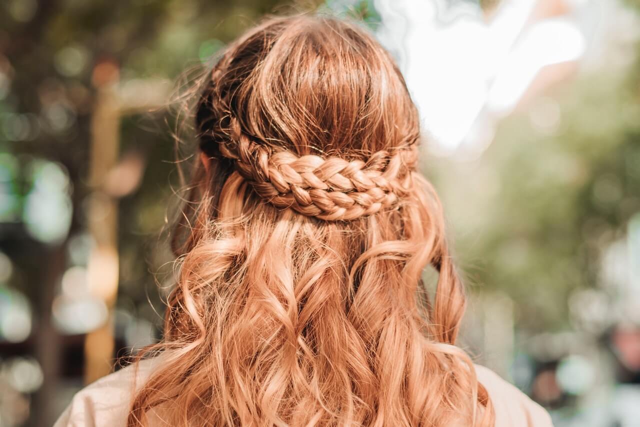 Half Up Crown Braid