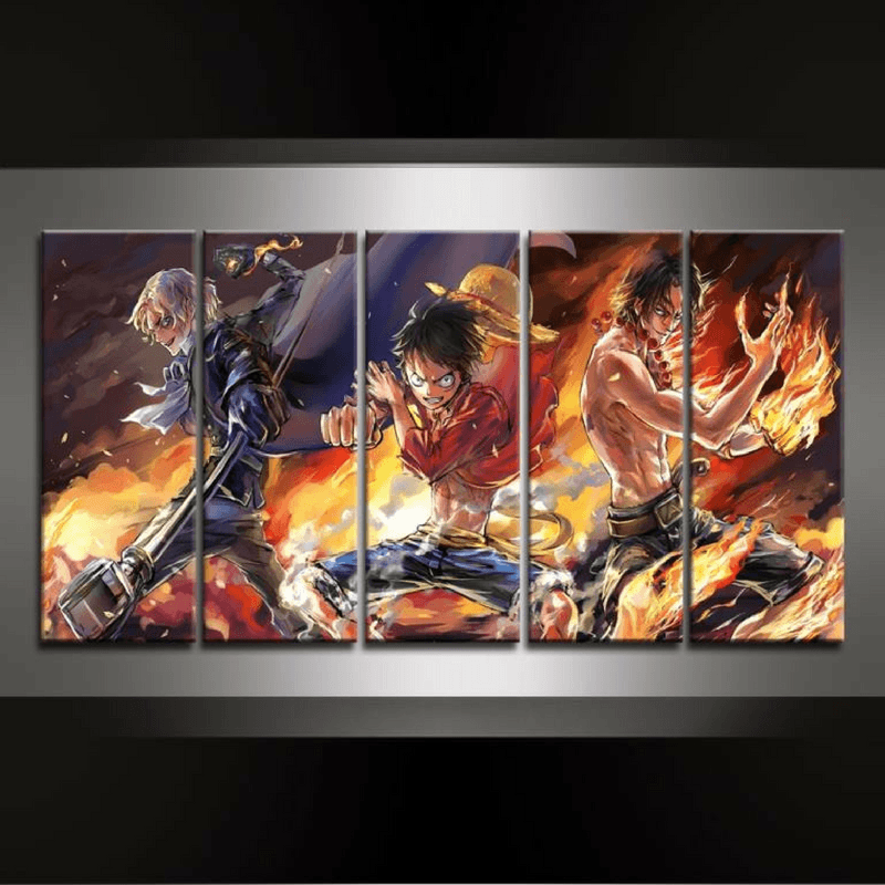 5 Piece One Piece Canvas Wall Art Gearearth