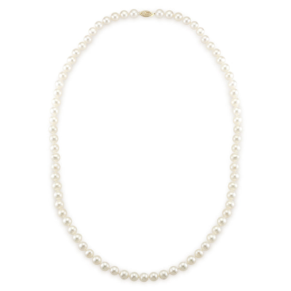 7-8MM Matinee Length Necklace – Kwan Collections Gems