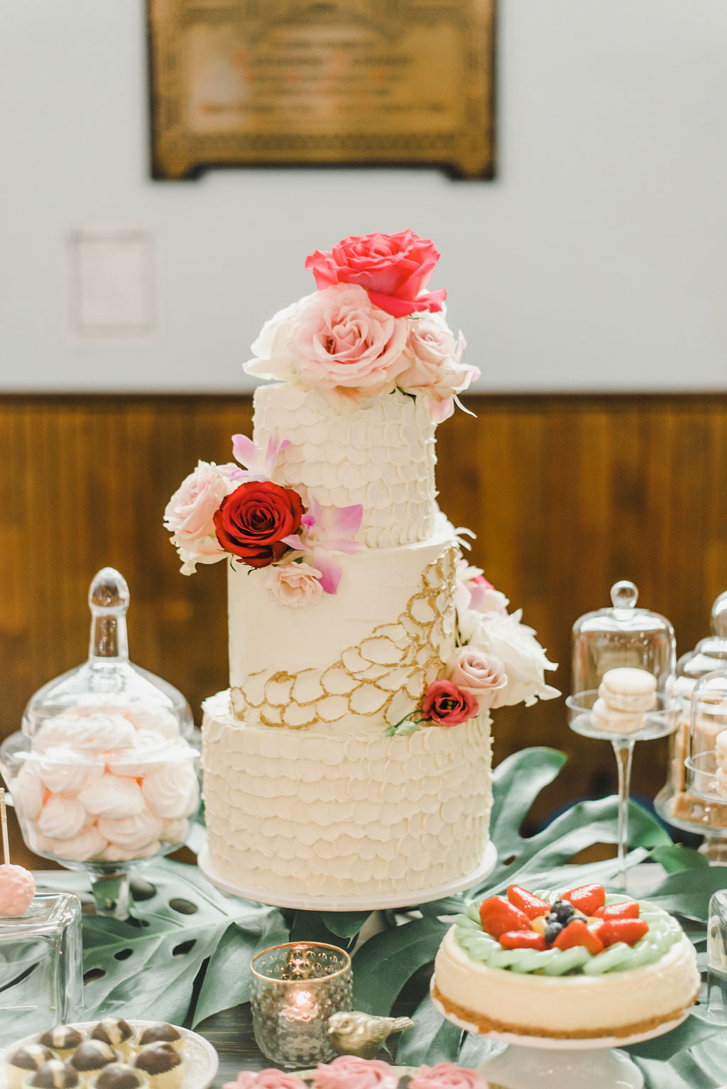 Bougainvillea Tropical Wedding Destination Inspiration All Saints Events Ottawa Wedding Cake Dessert Table Citrus Press Co