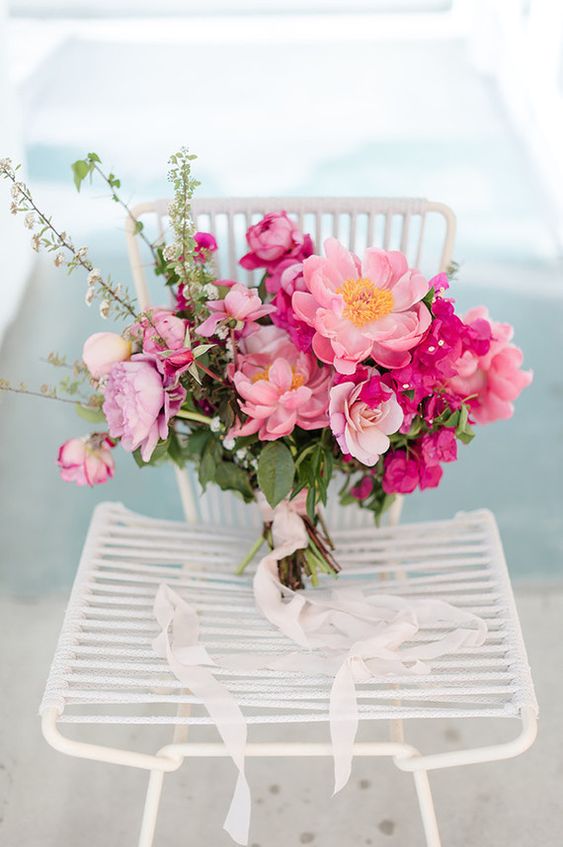 Bougainvillea Wedding Flower Bride Bouquet