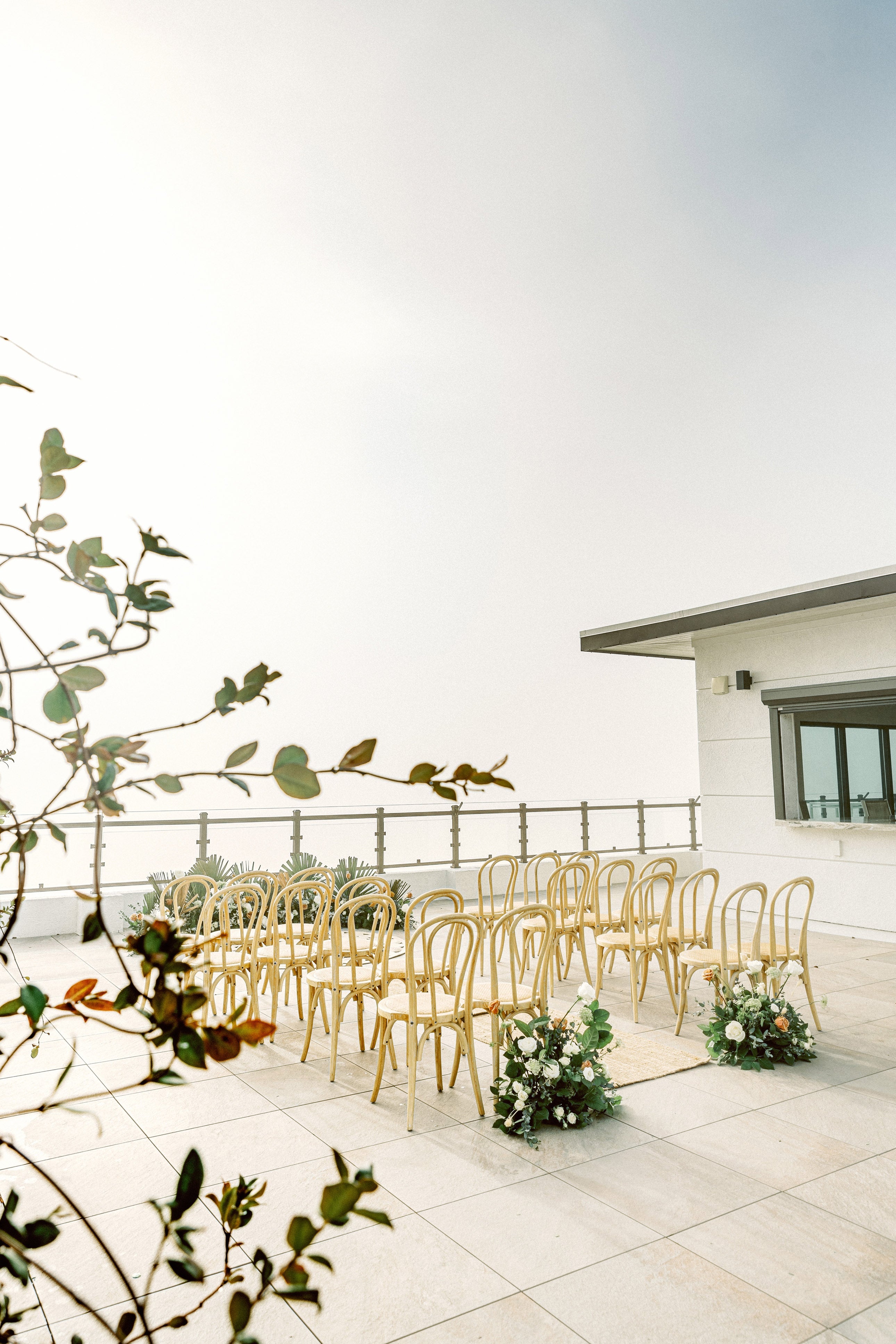 Roofto Roof Top Beach Wedding Florida Tampa St.Pete Barefoot Beach Hotel