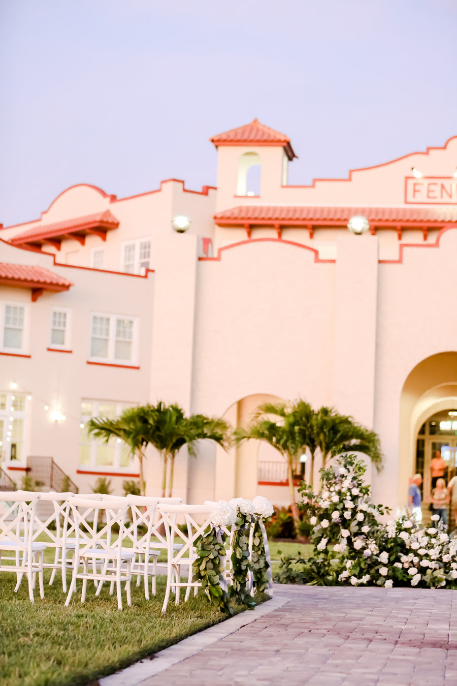 Blue Wedding Inspiration Fenway Hotel Florida