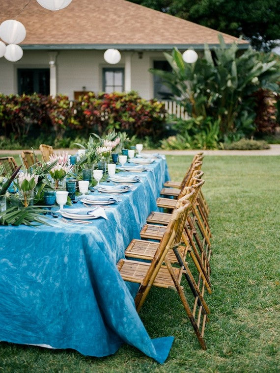 Boho Maui Tropical Wedding Tablescape