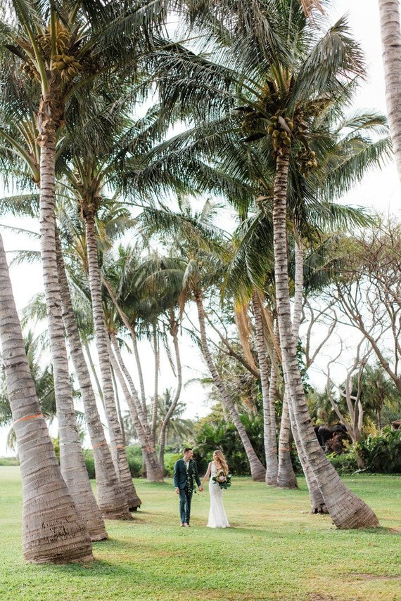 Boho Maui Tropical Wedding 
