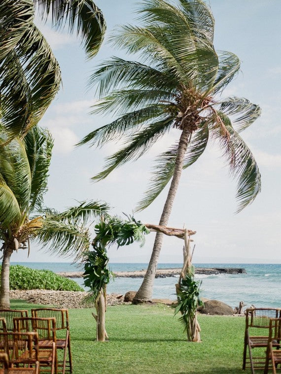 Maui Hawaii Wedding Inspiration Tropical Arch