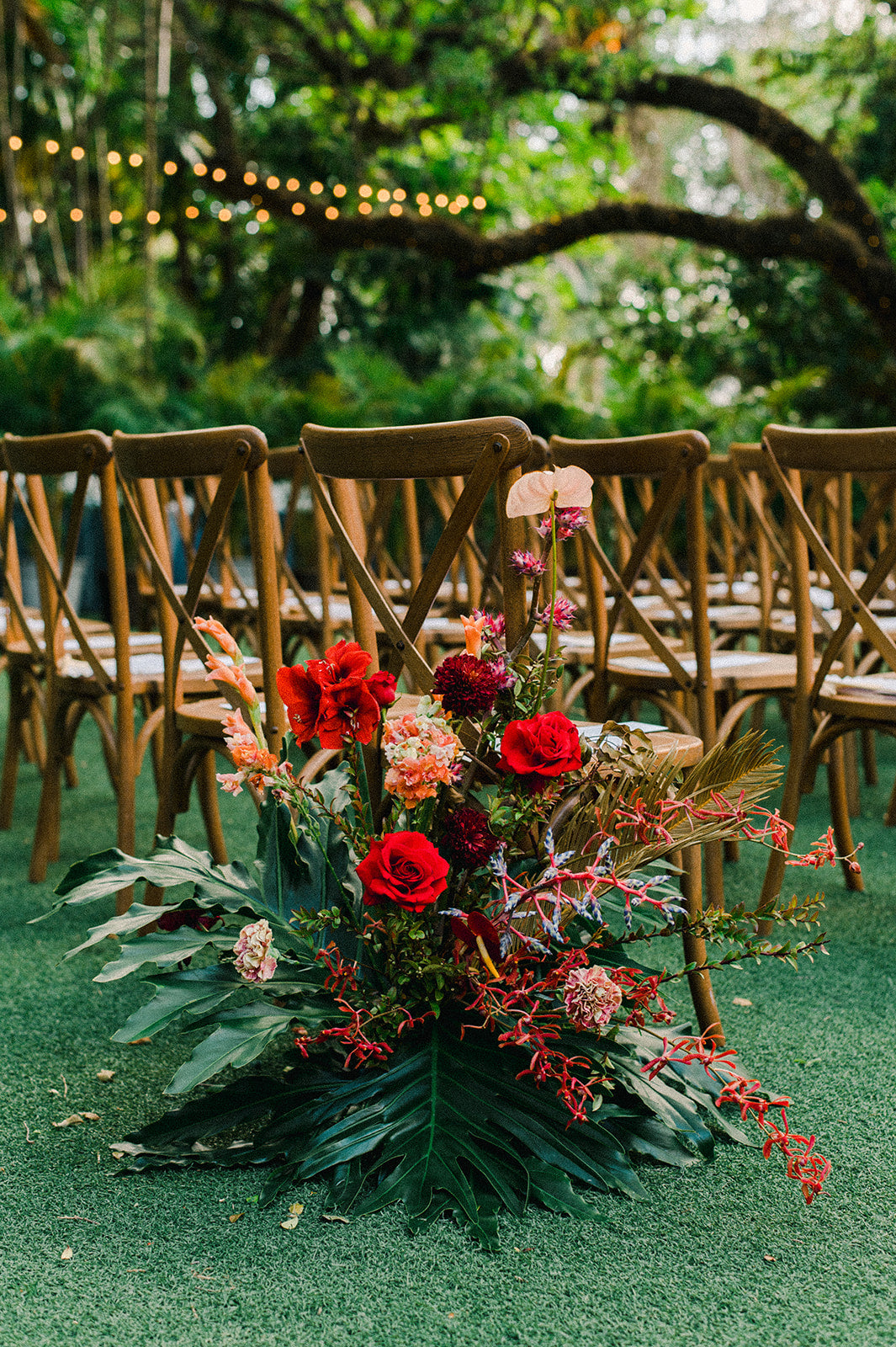 Minimal Modern Wedding Villa Woodbine Miami Bride Walking Down Aisle Flowers