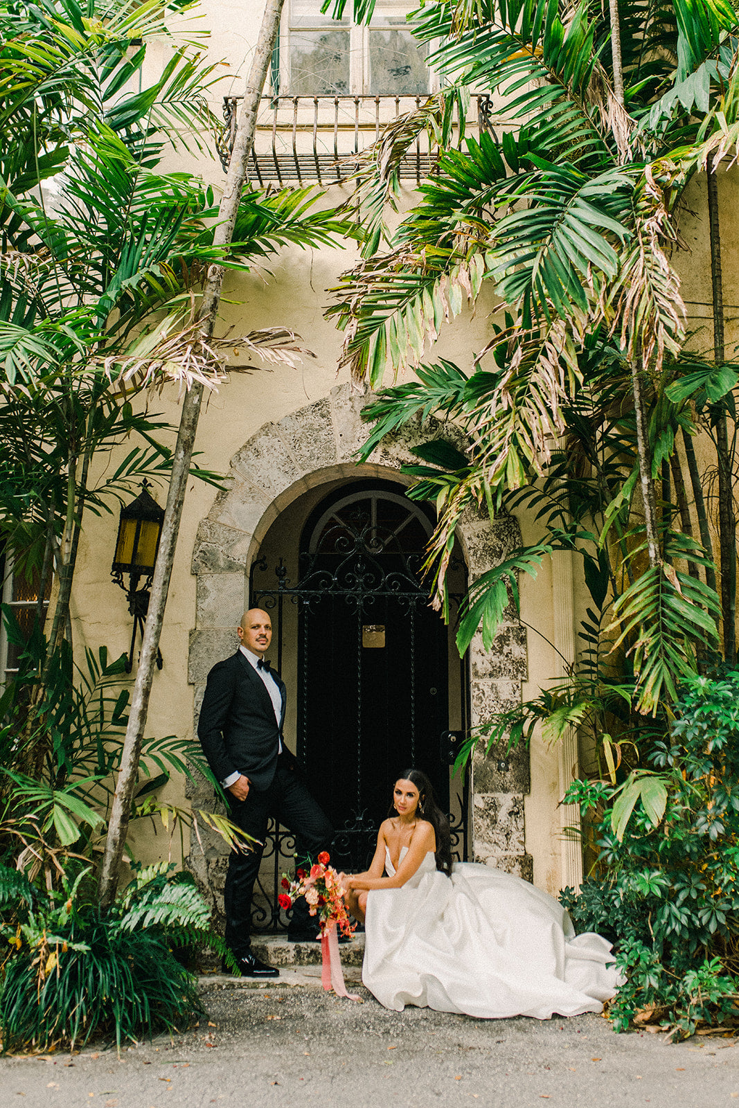 Mediterranean Wedding Venue Villa Woodbine Miami Tropical Garden Wedding Outdoor