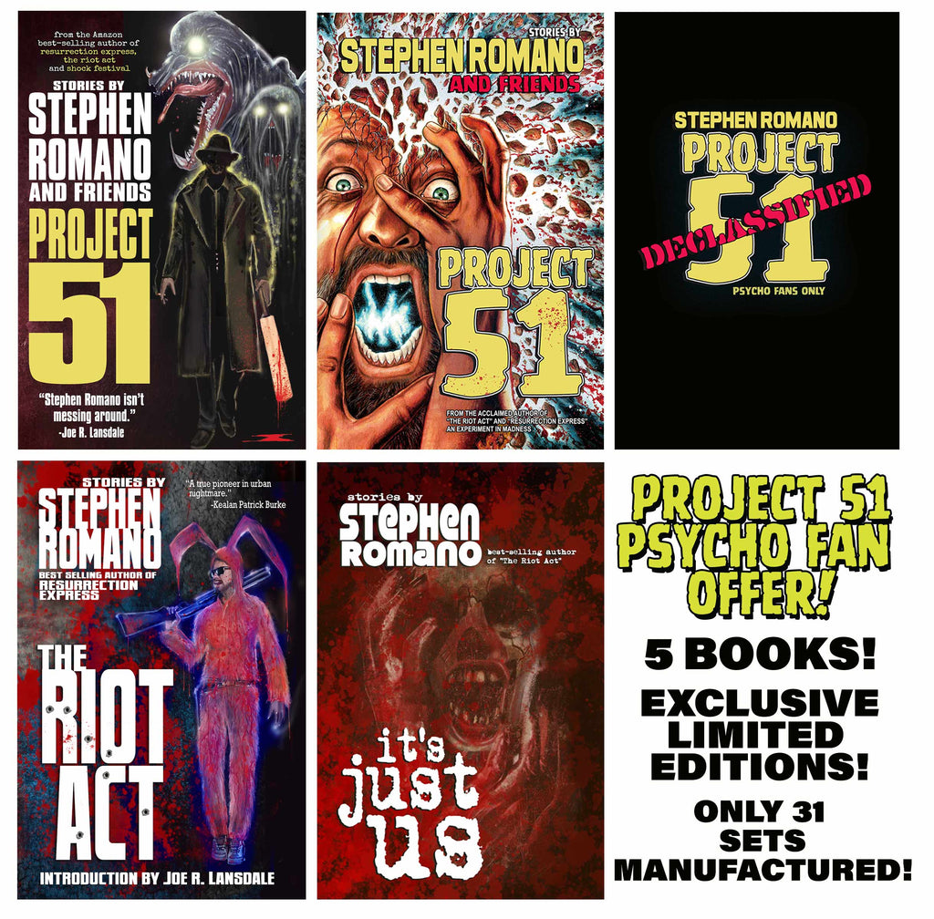 Project 51 SUPER PSYCHO FAN OFFER Only 31 Sets Available! – Eibon Press