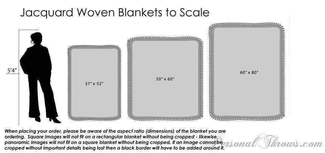 Jacquard Woven Collage Blanket - 70" x 54" -