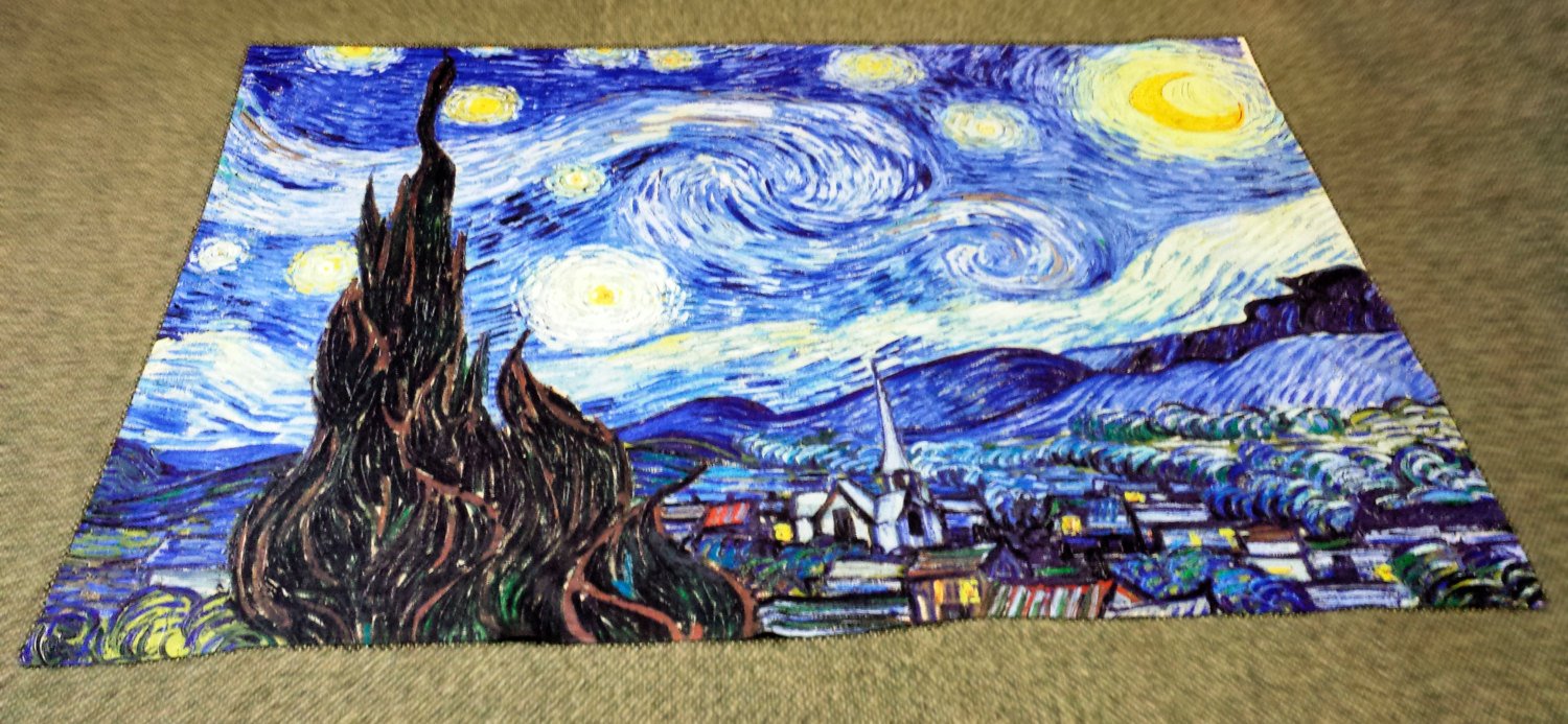 Vincent Van Gogh - Starry Night - Throw Blanket / Tapestry Wall Hangin ...