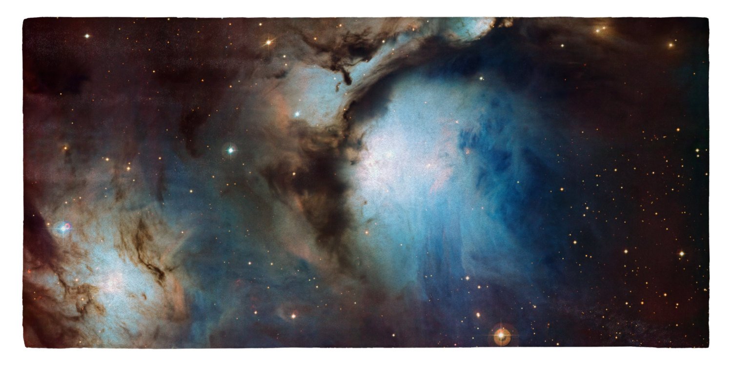 Туманность Мессье 78. Зеленые Галактики Hubble Canvas. Supernova Hubble Canvas SN-1997.