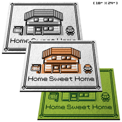 Pokemon, "Home Sweet Home" - 18" x 24" Doormat Welcome Floormat
